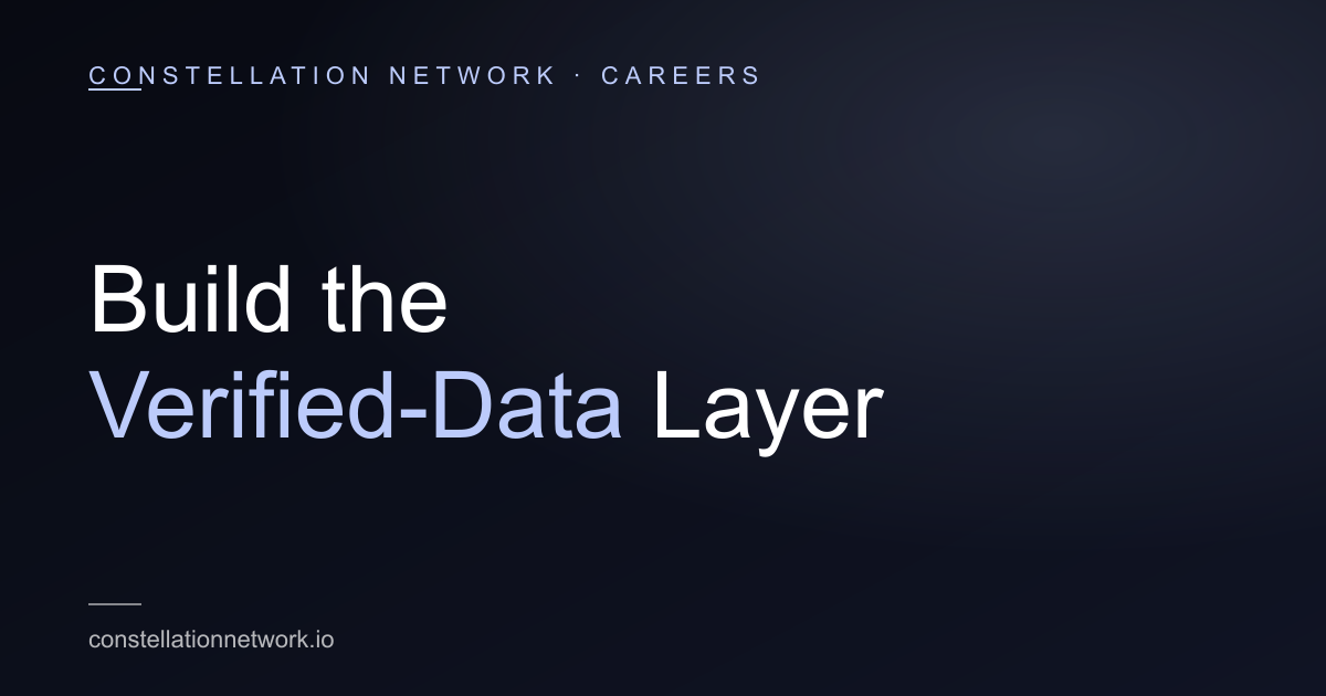Careers | Constellation Network