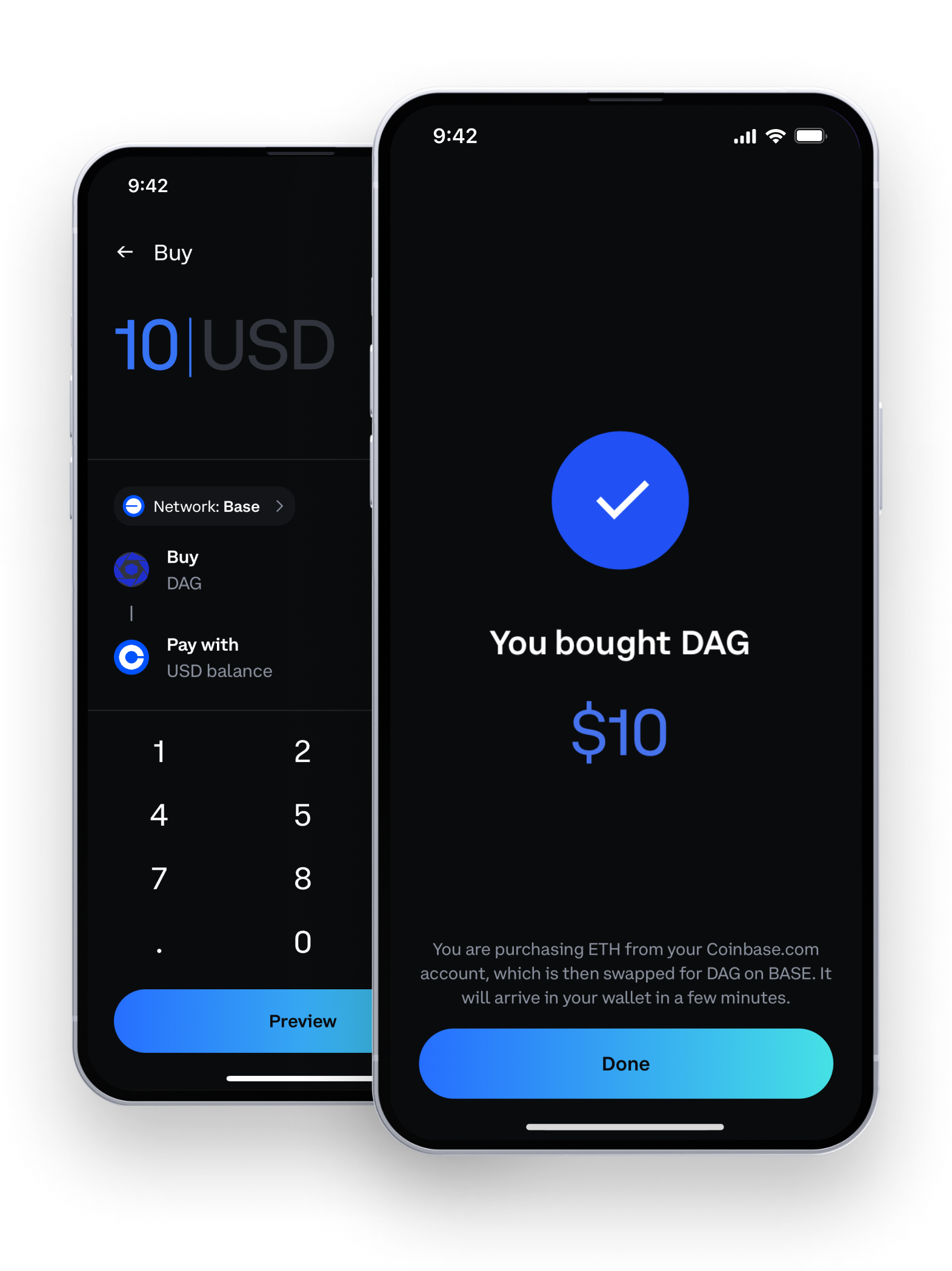 Buy DAG on Coinbase